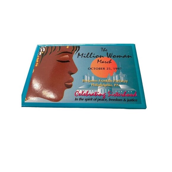 The Million Woman March October 25 1997 Philadelphia Pinback Button Celebrating - Picture 2 of 13